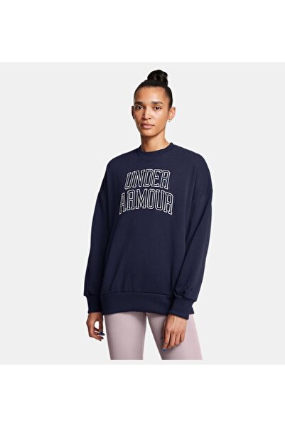Under Armour Kadın UA Icon Heavyweight Terry Oversized Bisiklet Yaka Sweatshi...