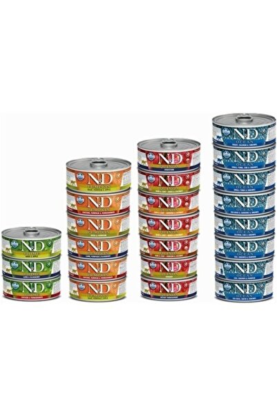 N&D Nd Karışık Kedi Konservesi 24 Adet