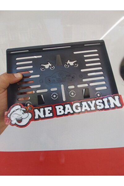 ATOM TASARIM Ne Bagaysın motor plakalık