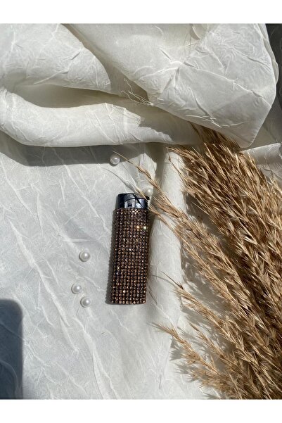 Zey Desing KAHVE RENGİ TAŞLI ÇAKMAK (DOLUM YAPILANİLMEKTE RÜZGARA KARŞI DAYANIKLI)