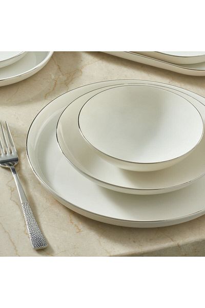 Güral Porselen Ayvina 2-Person (IT IS 2) 6-Piece Dinner Set Diamond