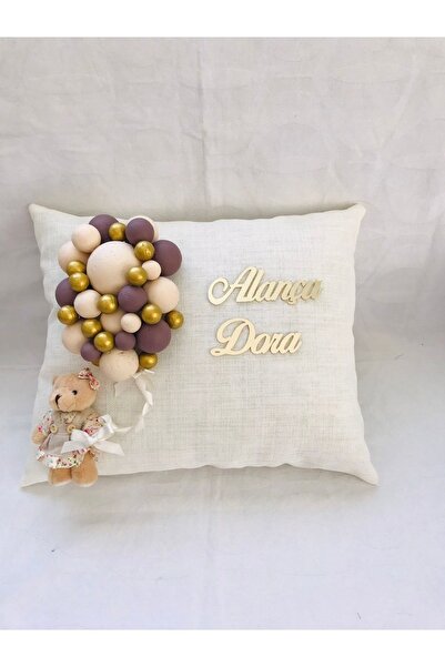 Roseart Kişiye Özel Bebek Altın Yastığı Hastane Odası Kırlenti