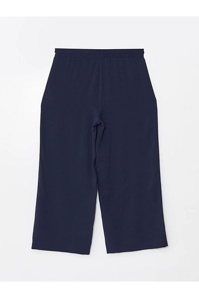 LC Waikiki LCW Modest Women - Straight Palazzo Trousers with Elastic Waist