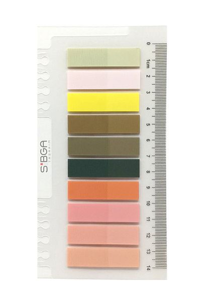 sibga tasarım Transparent Colored Postit Post-it Post ItBookmark Bookmark Postit Sticker Note Paper 200 Sheets