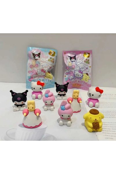 facnspt Tipuri de figurine mini surpriză Kawaii Sanrio [1 bucată]