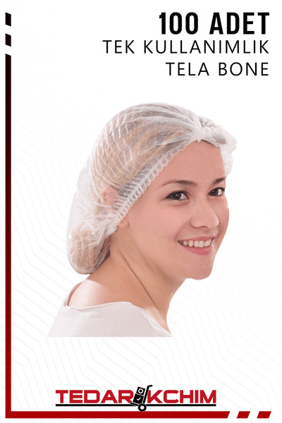 Koza End Tek Kullanımlık Kullan At Tela Bone Bez Bone (100 ADET)