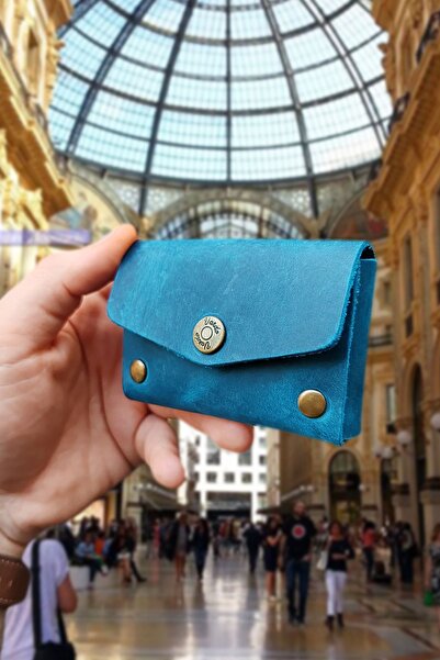 Vardo [ Ім'я можна ввести ] Hakonn Italian Leather Натуральна шкіра Мінімалістичний гаманець Unisex