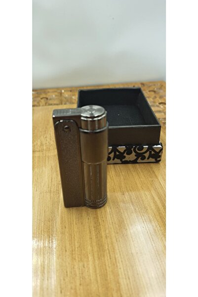 Heartfelt Gifts Avusturya Modeli Hediye Kutulu Kaliteli Gazlı Siyah Renk Muhtar Çakmağı