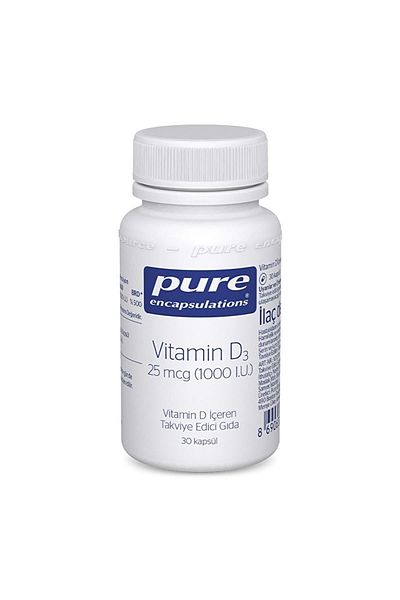 Pure Encapsulations Vitamin D3 - 1000 IU 30 Capsules