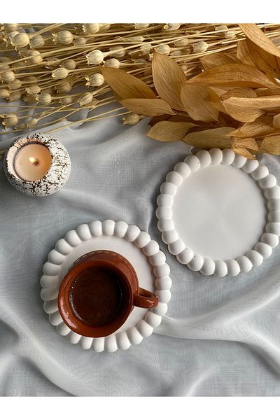 Dudo Baby Bubble 2 τεμαχίων Διακοσμητικό Σουβέρ από Μπετόν