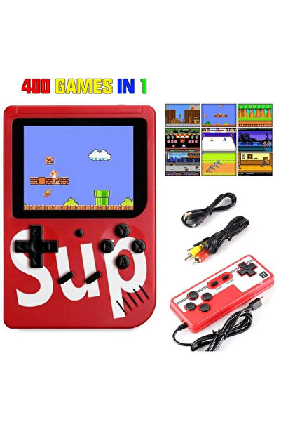 LaraThec Premium Gamepad Atari Taşınabilir 400 Oyunlu Mini Atari Oyun Konsolu...