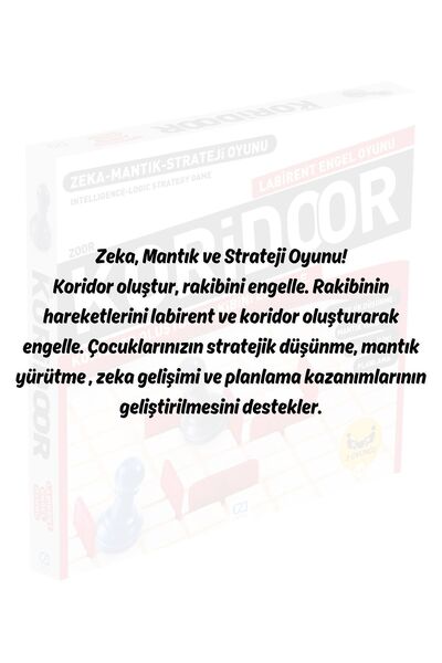 CA Games Zoor Koridoor Labyrinth Obstacle Game Intelligence-Logic-Strategy Game for Kids Ages 6+