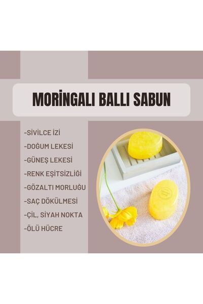 Moringa Umicare Ballı Ve Kabak Lifli Sabun2Adet (SARI)