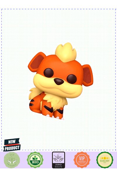 OMZ Funko Pop Figure - Pokemon Growlithe Caninos Fukano, Girl Boy Educational Toy