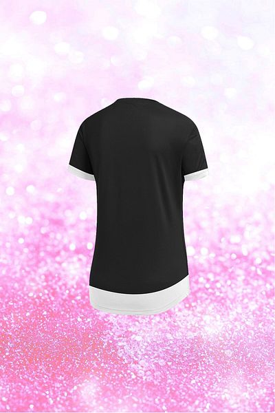 POSEIDON STORM Tricou negru pentru femei de mărime mare, din țesătură Dri-fit, fără imprimare, confortabil pentru mers și alergare 4xl-10xl