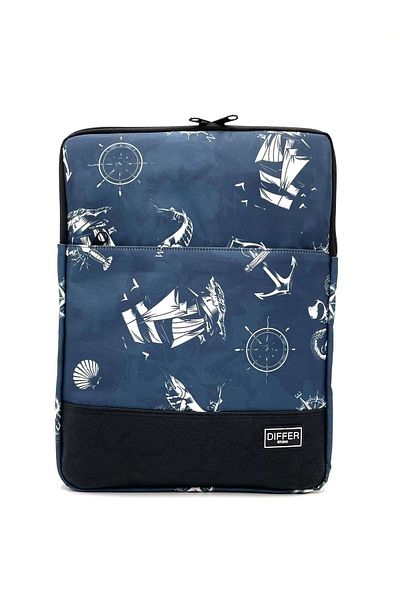 Differ 13-14'' Inch Ocean Pattern Navy Blue Unisex Macbook/laptop/computer/notebook/tablet Case