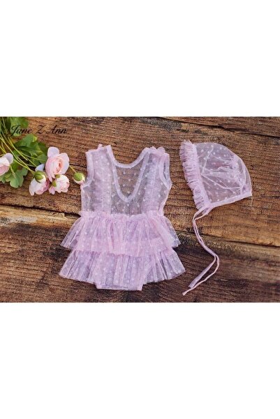 RAY TİCARET بدلة أطفال حديثي الولادة للتصوير الفوتوغرافي، بذلة من الدانتيل لل...