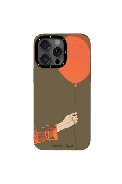 Youngkit iPhone 14 Pro Uyumlu Kılıf Magsafe Şarj Özellikli Youngkit Orange Se...