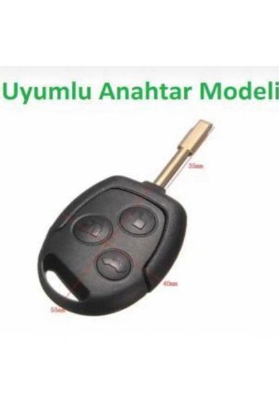 ŞENYILDIZ AKSESUAR Ford Fiesta Mondeo Focus Transit Fusion - Key Protection Case, 2. See Picture