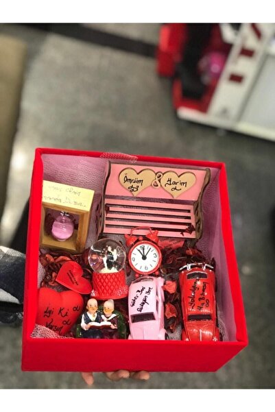 1H2M Hediyelik Hediyelik Aşk Kutusu Sevgiliye Özel