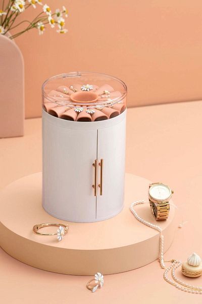 Ne Dilersen Luxury Jewelry Organizer Box with Drawers Accessory Jewelry Organizer with Lid