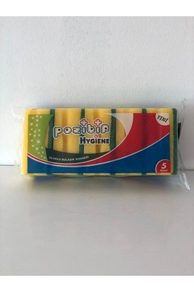 Pozitif Corrugated Dish Sponge
