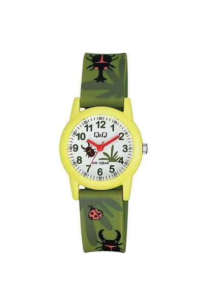 Q&Q Nature Themed Waterproof Children's Wristwatch - Scorpion Ladybug