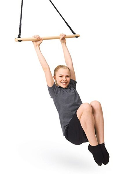 Leiste Basic Duyusal Ahşap Trapez Salıncak Çocuk Aktivite Jimlastik Gelişim S...