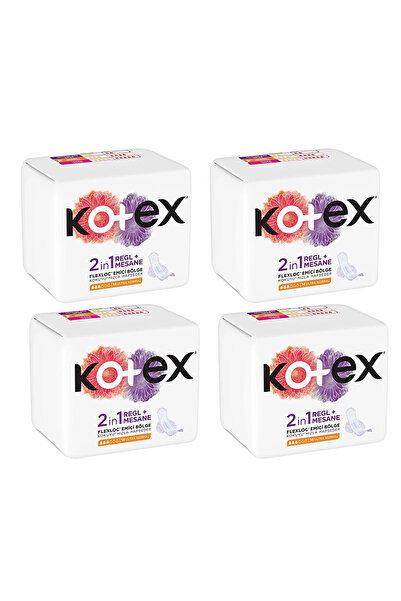 Kotex 2in1 Lohusa Pedi + Regl ve Mesane Pedi Ultra Normal 4 Paket 56 Adet