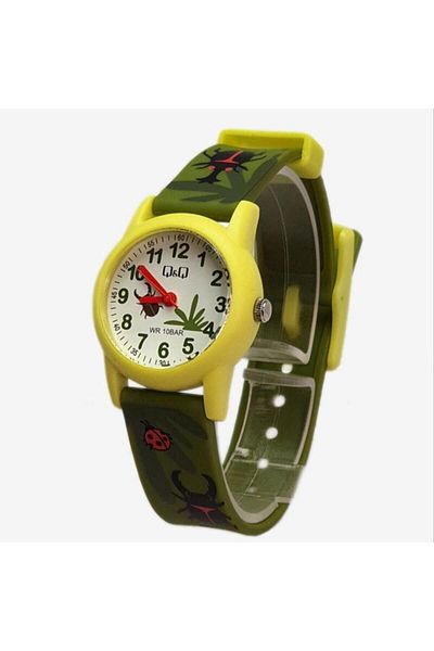 Q&Q Nature Themed Waterproof Children's Wristwatch - Scorpion Ladybug