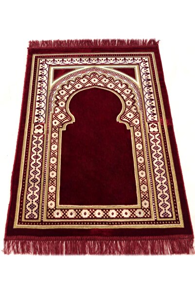 AL HANNAN TEX Luxury Velvet Prayer Rug - Pilgrim Gift, Stylish Design