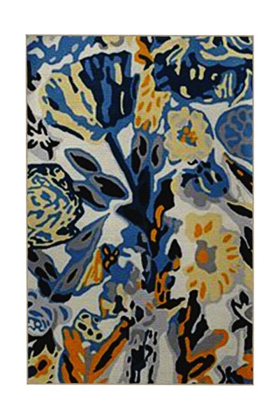 Rugs Modern Halı Πολύχρωμο Αφηρημένο Μοντέρνο Διακοσμητικό Χαλί με Ανάγλυφο Λ...