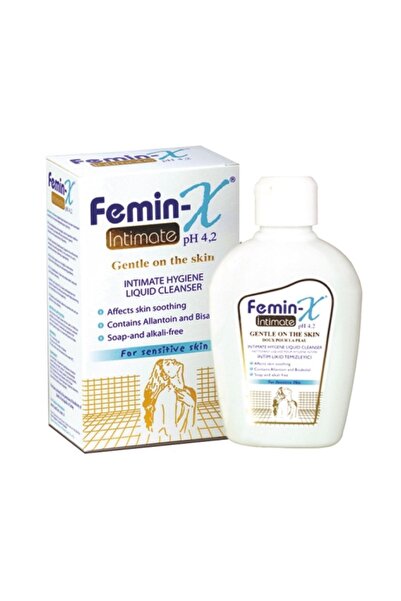 Femin-X İntimate منظف صحي سائل للعناية الحميمية للنساء من فيمين إكس، 250 مل