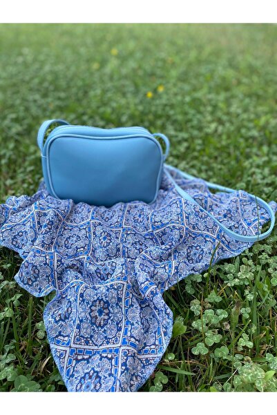 Butik Tiny Mavi Kadın El Çantası