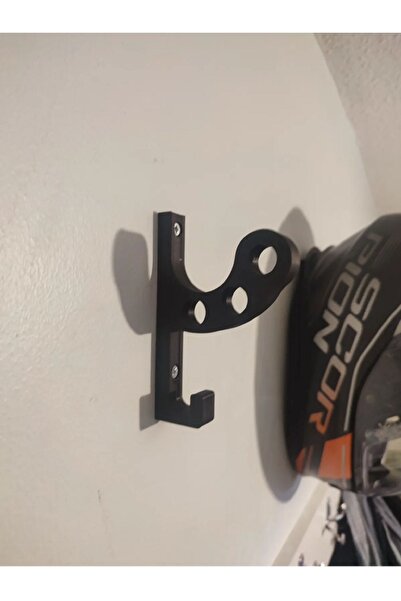 Rapithwin Motosiklet Bisiklet Scooter Kask Ve Mont Duvar Askısı Kask Tutucu M...