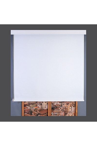 CEYHAN STORE White Sliceless Sunshade-Stor Curtain Skirt - 1St Quality
