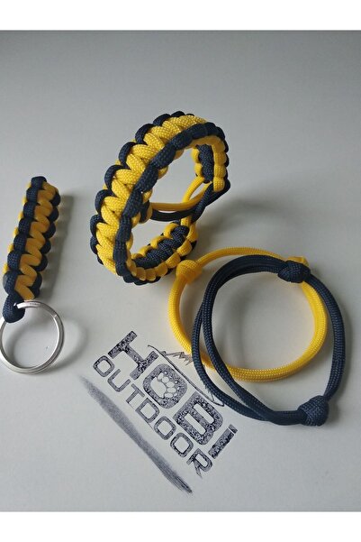 hobi outdoor Paracord Cobra Mad Max Genişlik Ayarlı Bileklik Anahtarlık Set