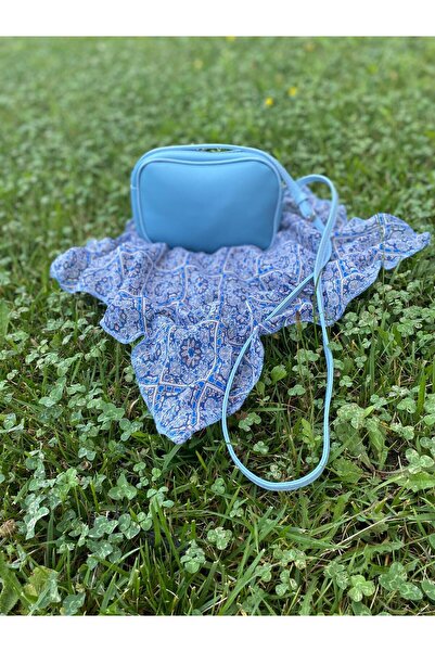 Butik Tiny Mavi Kadın El Çantası