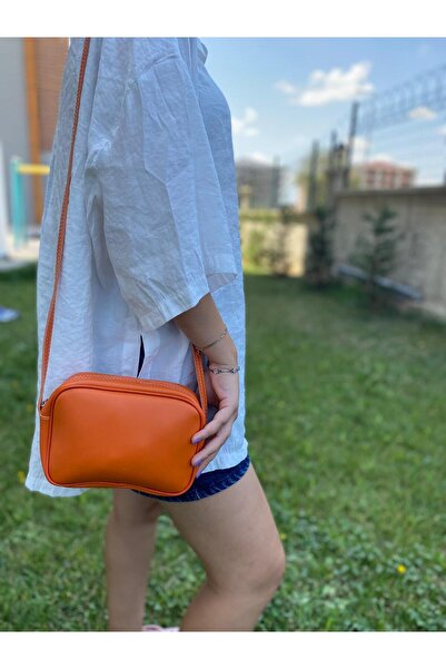 Butik Tiny Turuncu Kadın El Çantası
