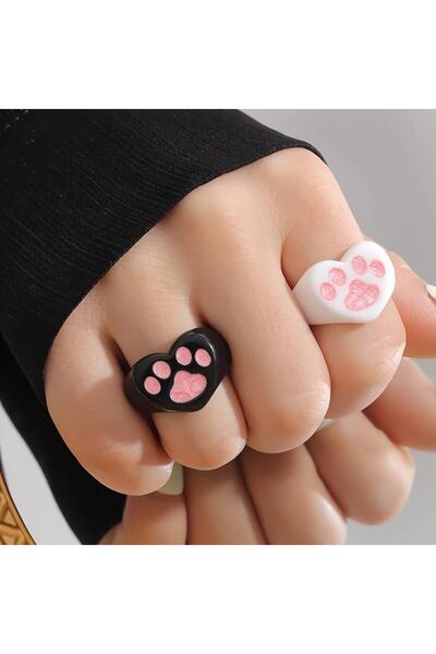 Touz Moda Y2k Pati 2 li Yüzük