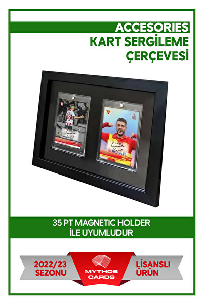 Mythos Cards 35pt Magnetic Holder Için 2li Kart Sergileme Çerçevesi