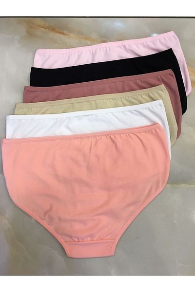 AVES İÇ GİYİM Chiloți de damă High Be Plus Size - Set de 6