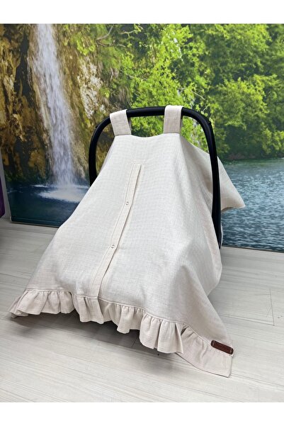 Sahra İpek fırfırlı müslin puset örtüsü