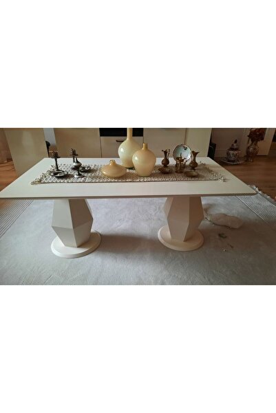 Gold Design PRİZMA model orta sehpa 110x60 cm krem