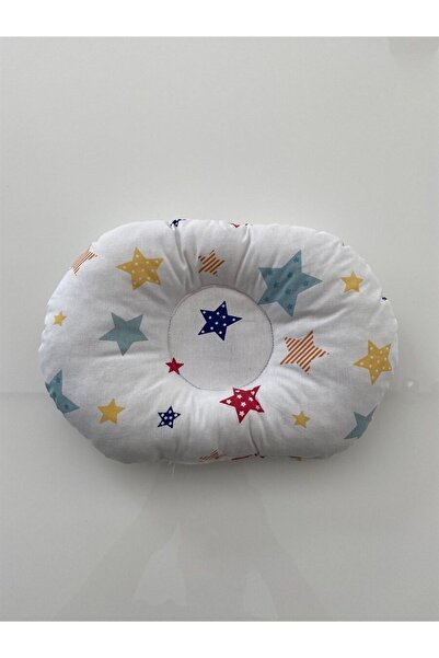 0-12 Months Colorful Star Flat Head Pillow Newborn Baby Pillow