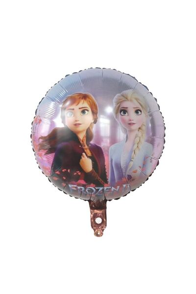 Disney Frozen Frozen Elsa Blue Sequin Transparent Balloon Number Balloon Heart Star Queen of Snow Concept with Foil Balloon