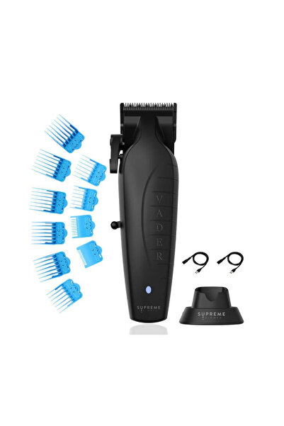 Supreme Trimmer Vader Clipper Saç Tıraş Makinesi  DLC Taper Bıçak  7500 RPM F...