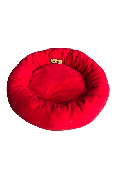 BRT Pet Polar Bagel Cat Bed, Small Breed Dog Bed, 50 Cm Diameter