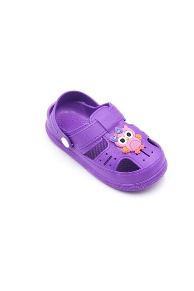 Daye Children's Daily Orthopedic Non-Slip Sole Animal Figured Children's Sandals Slippers - Purple