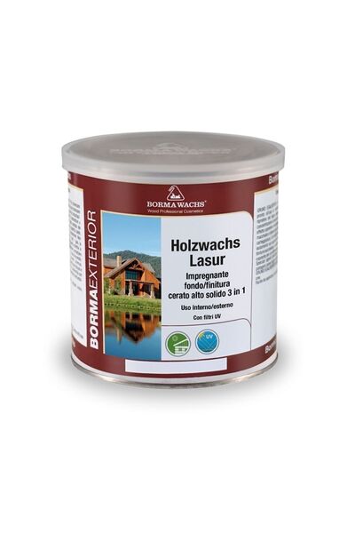 Holzwahcs Lasur 3 in 1 Solvent Bazlı Ön Korumalı Ahşap Verniği